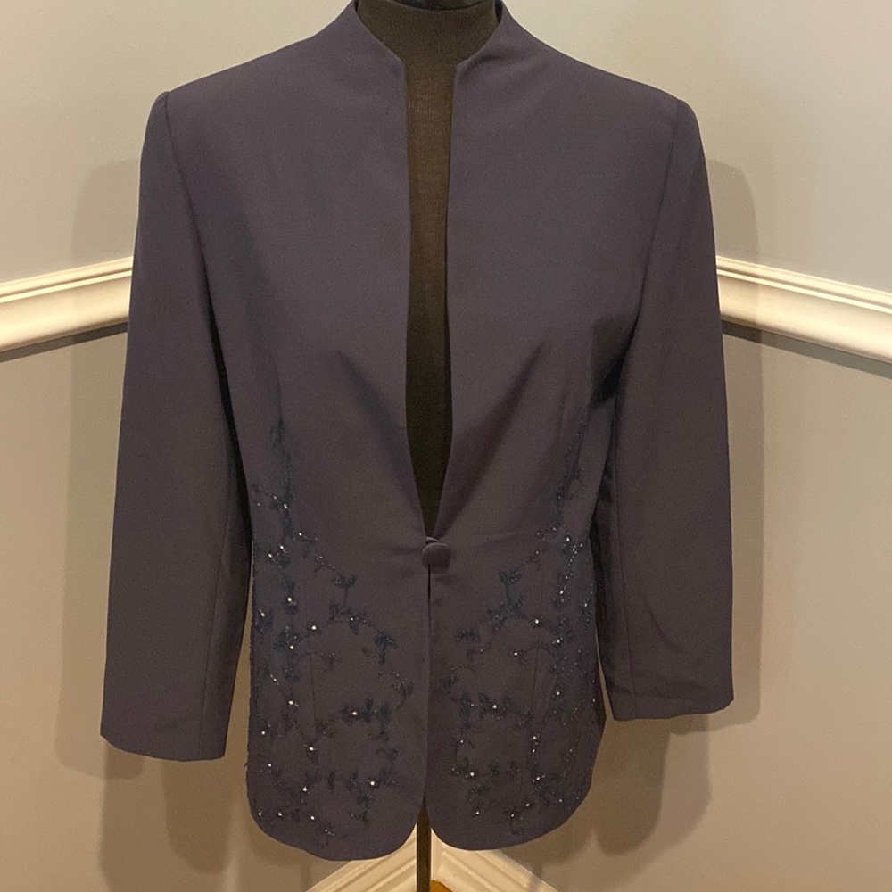 St Anthony evening beaded blazer